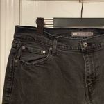 Levi's Levi’s 505 Size 12 Straight Leg Black Denim Zip Up Classic Jeans Photo 2