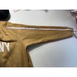 Old Navy Women S Mustard Yellow Zip Up Hoodie Fleece Lined Logo Size S Photo 6