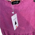 Zesica New strapless smocked lilac Purple Maxi Sun Dress Size XL Photo 4