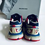 Balenciaga Multi Leather And Mesh Track.2 Open Sneakers Unisex Size 41 Mix Color Photo 7