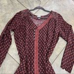 Sundance  Women’s Rusty Tunic Split Sides  Satin  Dress Sz M Boho Cottagecore EUC Photo 9