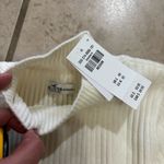 Hollister  knit long sleeve mini dress in cream medium Photo 4