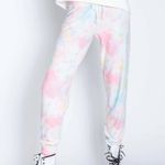 P.J. Salvage Rainbow Tie Dye Joggers Photo 3