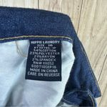 Hippie Laundry  Women's Ripped Mid Rise Midi Denim Shorts Photo 6