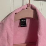 SheIn Womens Pink Ruffle Smock Colorblock Dress Photo 3