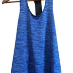 MTA Sport Women's XL Blue Heathered Racerback Tank Top Athletic Sleeveless Photo 0