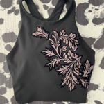 NEW ATHLETA CONSCIOUS CROP BRA IN DAMASK LEAVES SIZE S (CUPS A-C)! Photo 3