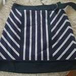 Max Mara BNWT MAXAZRIA STRIPED MIXED-MEDIA MINI SKIRT Photo 2