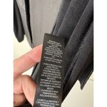 Chico's Travelers Womens Size 1 Small Open Cardigan Classic Black Faux Leather Photo 6