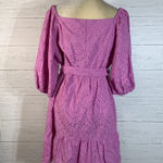 Eloquii  Elements Eyelet Belted Dress.Pink. Size 16 plus Photo 3