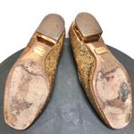 Michael Kors Roxanne Gold Floral Brocade Loafer Regency Renaissance Bridgerton 6 Photo 3