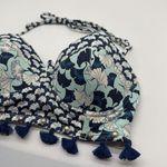 OndadeMar Lotto Bandeau Bikini Top Size Small Blue Photo 6