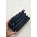 Fossil  Black Leather Zip Around Wallet BillFold Women's - One Size Photo 4