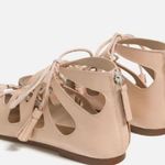 ZARA  Gladiator Lace-up Sandals Photo 5