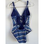 Becca by Rebecca Virtue Driftwood Crochet Show & Tell Plunge Women’s Size Large Photo 12