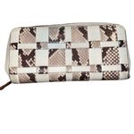 Michael Kors  Brown, Tan and White Snake Print Wallet Photo 2