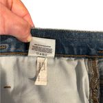 EXPRESS Button Fly Cropped Flare Super High Rise Medium Wash Jeans Sz 14 Photo 7