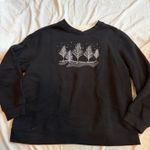 Studio Works  sport woman’s tree black crewneck  Photo 2