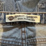 Harley Davidson 1990s Medium Wash Blue Bootcut High Rise Jeans Womens 14P 36W Photo 13