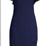 Shoshanna  Women's Dade Circular Cap Sleeve Scalloped Shift Dress | Size 4 Photo 0