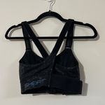 SHEFIT Sports Bra, adjustable tightening sports bra, size small, black snakeskin Photo 3