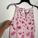 CAbi  floating poppies tie back tank top blouse women size medium business casual Photo 7