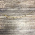 Paloma Picasso Vintage Gold Tone Multi Strand Chain XXX Lobster Clasp Belt Photo 2