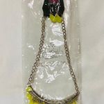 Paparazzi Yellow Rio Rainfall Acrylic Lemon Drop Necklace Photo 2