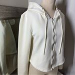 Jil Sander  Cream Fitted Cropped Sweatshirt NWOT Photo 15