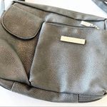 Baggallini  Reptile Textured Black Convertible Crossbody‎ Bag Travel Organizer Photo 6