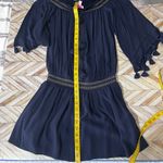 Lilly Pulitzer  Navy Blue Joelle Off Shoulder Mini‎ Short Dress Coastal Summer Photo 7