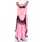 Western Burlesque Brothel Babe Saloon Girl Halloween Costume Pink NEW Large Photo 1