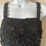 Anthropologie  Pankaj & Nidhi Womens Beaded Mini Dress in Black Size XS Photo 1