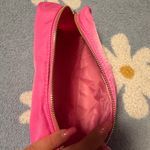 Vibrant Pink Cosmetic Pouch with Fun Patches Photo 2