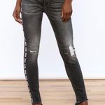 Driftwood  Marilyn Embroidered Washed Black Jeans Photo 0