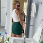 superdown green mini skirt Photo 2