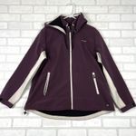 Dickies STORM Womens Softshell Jacket Hooded Plum Beige Outdoor, Size XL Photo 1