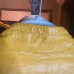 Vintage Lambskin Mustard Yellow Leather Reversible Jacket Size Medium / Large Photo 9