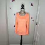 Adidas  Lightweight Heathered Orange Top Photo 1