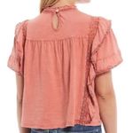 Free People Canyon Arroyo Le Femme Ruffled Crochet Top Sz S Photo 9