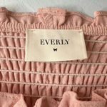 Everly  Dress Size Large Pale Pink Stretch Casual Flowy Photo 1