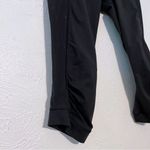 Lululemon  Womens Black Mesh Capri Crop Leggings 6 Photo 3