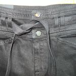J Brand Gorgeous New Sukey High Rise Wide Leg Tie Waist Black Denim Jeans! Photo 3