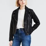 Levi's Faux Leather Moto Jacket Photo 0