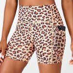 Fabletics Cheetah On-The-Go PowerHold High-Waisted Shorts Photo 0