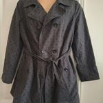 Relativity  XL Women's Double-Breasted Gray Coat Photo 4