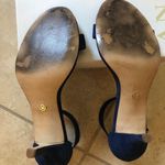 Ann Taylor Blue Suede Heeled Sandals Photo 3