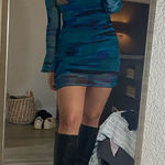 Vibe Sportwear Blue and Black Dress Photo 0
