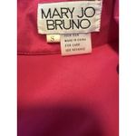 Mary Jo Bruno Vintage Hot Pink Silk Dress Retro Cocktail Party Mini Sexy Glam Sm Photo 3