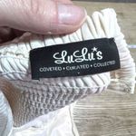 Lulus  A Star is‎ Born Cream Strapless Maxi Dress Beaded Embellished Medium Photo 9